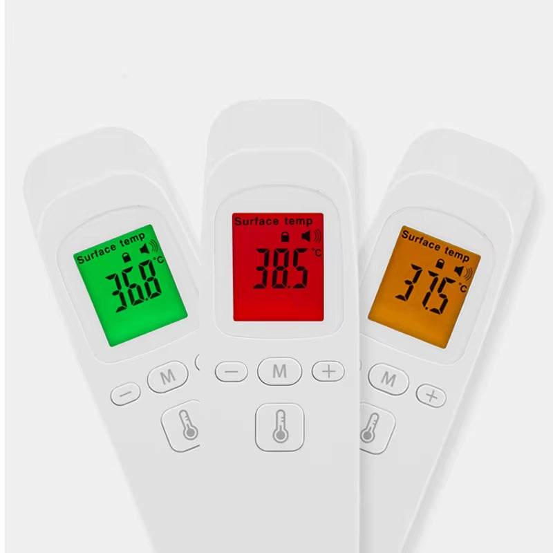 Non-Contact Laser Body Temperature Ear Thermometer Infrared Fever Thermometer Digital LCD Infant Adult Finger Pulse Oximeter