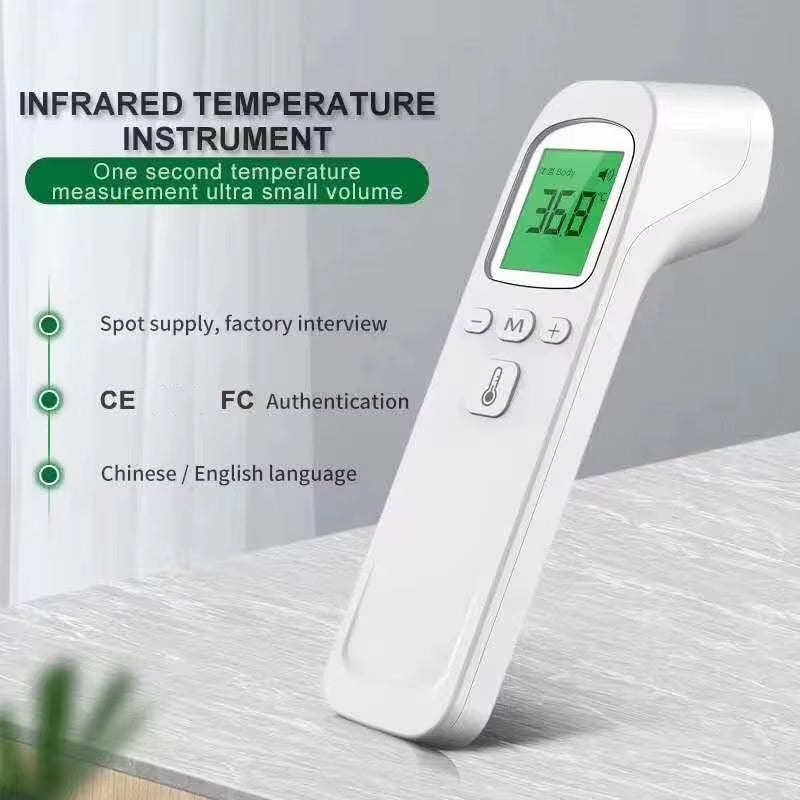 Non-Contact Laser Body Temperature Ear Thermometer Infrared Fever Thermometer Digital LCD Infant Adult Finger Pulse Oximeter